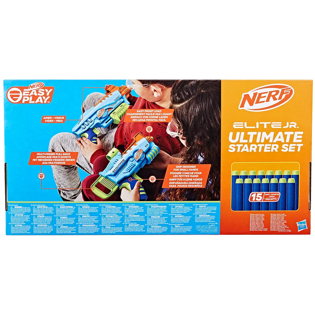 Набір бластерів Nerf Junior Ultimate Starter Set, з 15 стрілами, 2 шт. (F6369) - фото 3