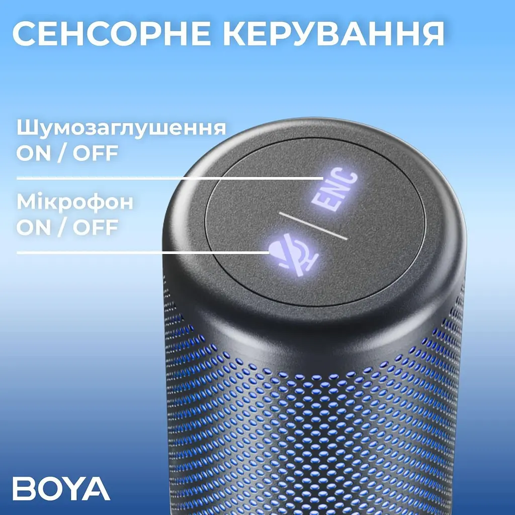 Мікрофон Boya K3-02 RGB Black K3-02) - фото 8