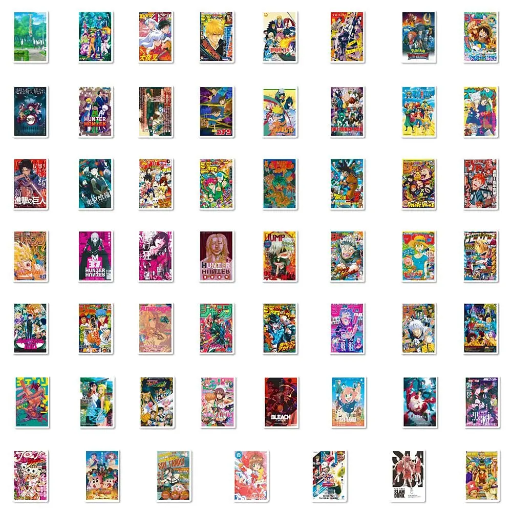 Стікерпак GeekLand Manga Era: Legends and Heroes 250 штук - фото 3