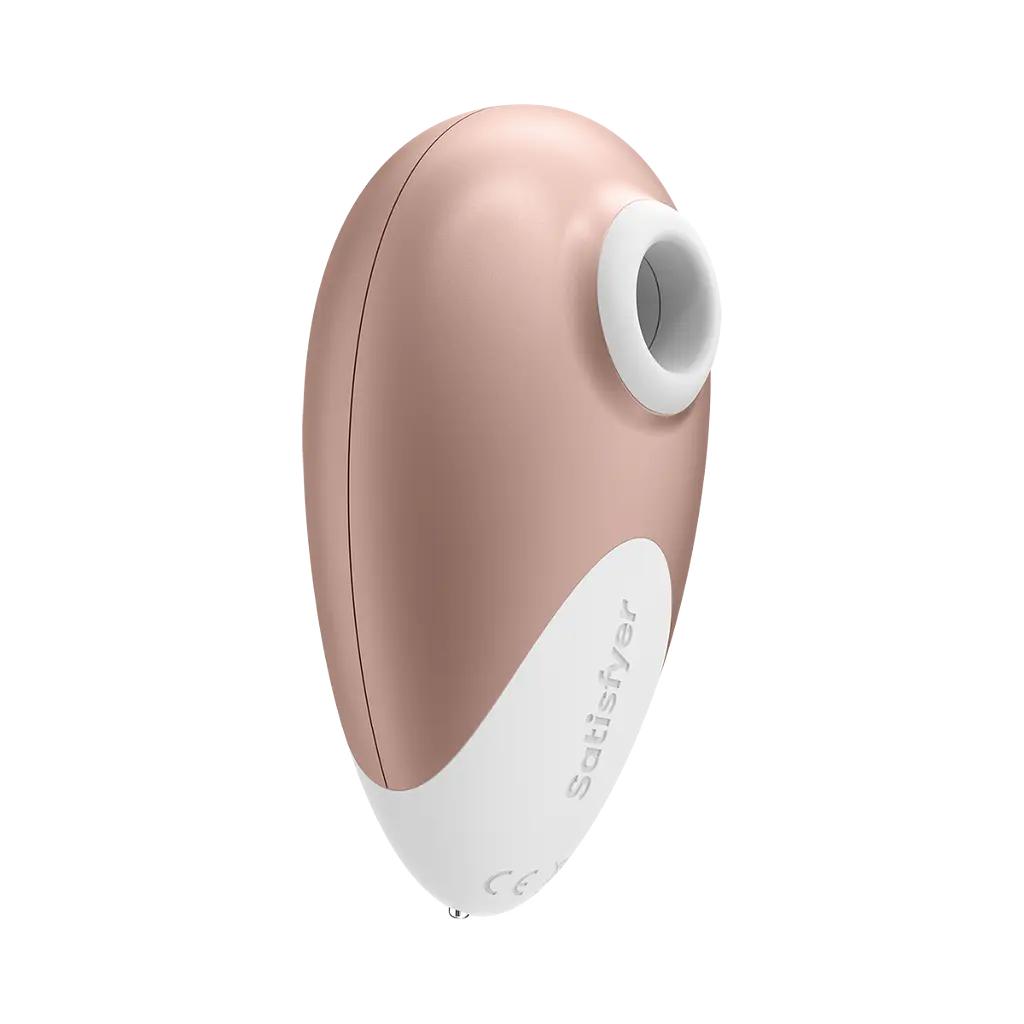 Вакуумный стимулятор клитора Satisfyer Deluxe золотой - фото 3