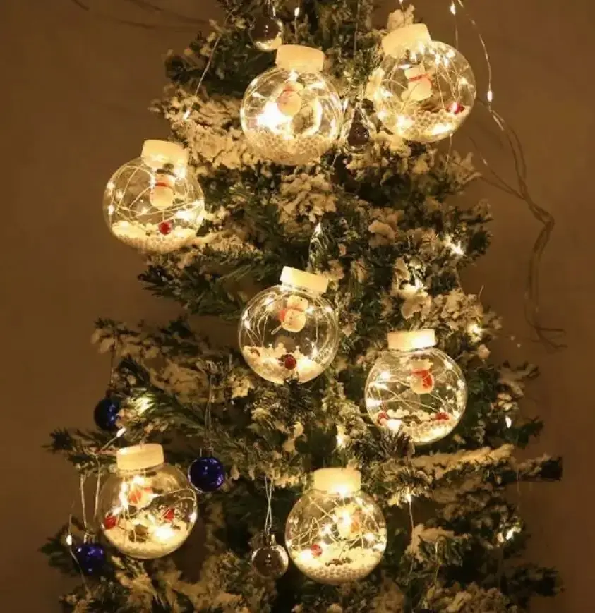Гірлянда Xmas Мікс 4 види 200L W-1 Copper curtain ball lamp W білий 3M*1.5M (47655-8076_248) - фото 4