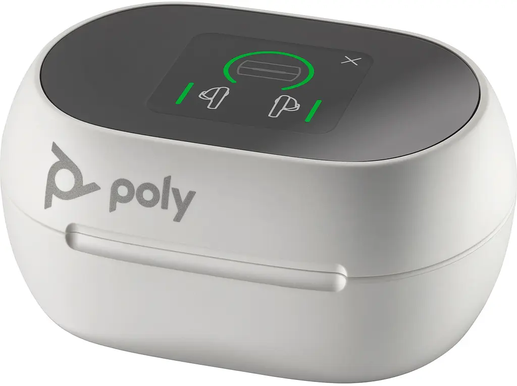 Наушники TWS Poly Voyager Free 60+ Earbuds + BT700A + TSCHC White - фото 2
