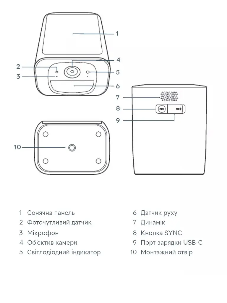 Вулична IP-камера з сонячною панелью Eufy Security S220 SoloCam Solar Powered Wire-Free 2K Resolution Security Camera (T8B00-SP) з роздільною здатністю 2К - фото 11