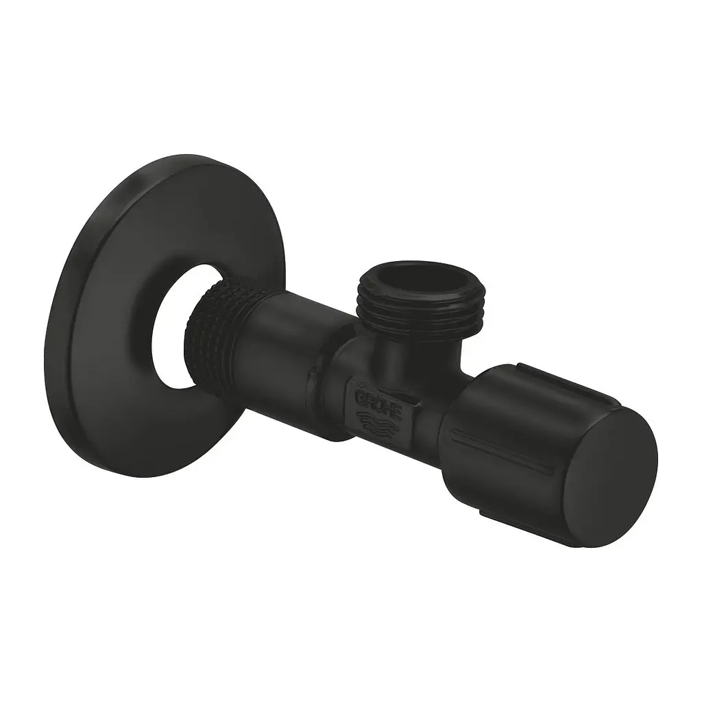 Кутовий вентиль 1/2" Grohe 1023422430, Чорний матовий - фото 2
