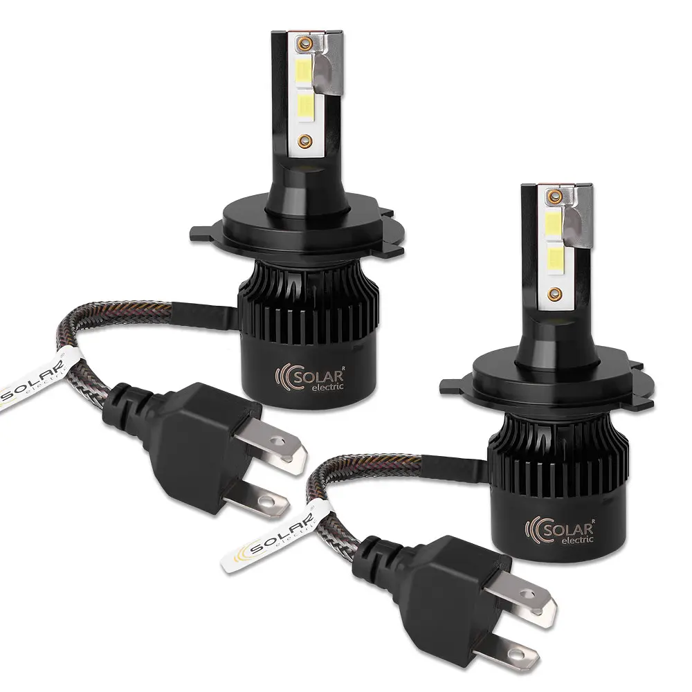 Автолампа Solar LED H4 12/24V 50W 5000 Lm 6500K CSP3570 2 шт. (8504S2) - фото 4
