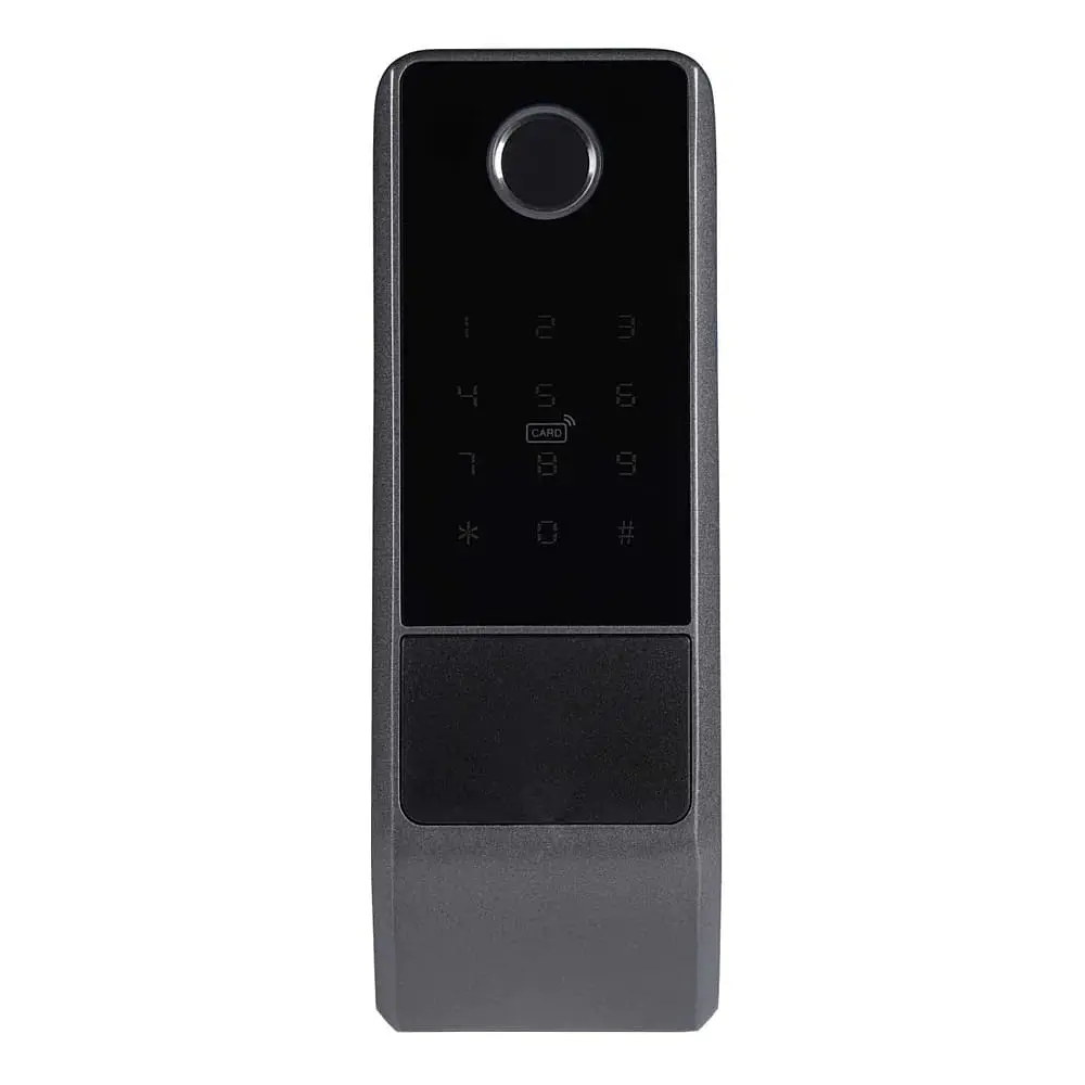 Замок біометричний автономний Trinix TRL-5201BTFW Black Left з Bluetooth, зчитувачем відбитків пальців і карт Mifare (65-00051) - фото 3