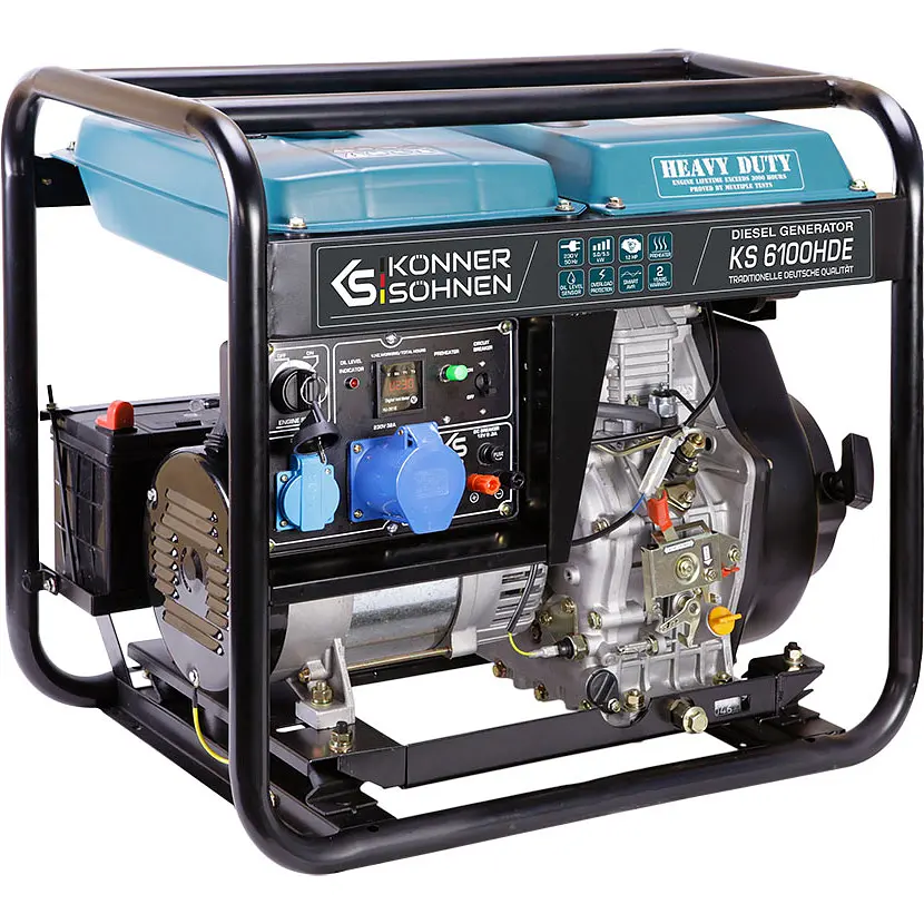 Генератор дизельний Konner&Sohnen KS 6100HDE [117110] - фото 3