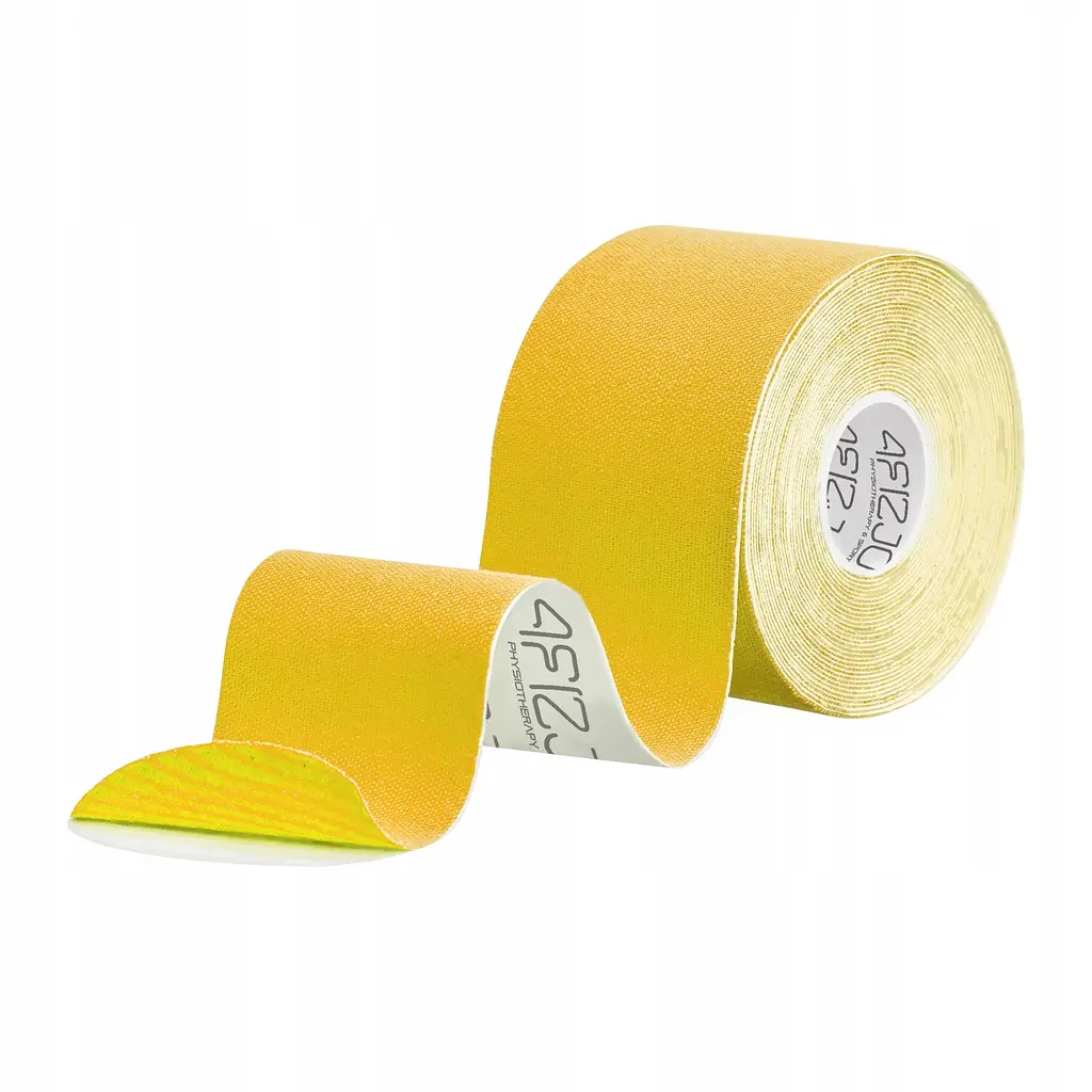 Стрічка кінезіологічна (кінезіо тейп) 4FIZJO 5 см x 5 м 4FJ0542 Yellow (P-5907739318824) - фото 6