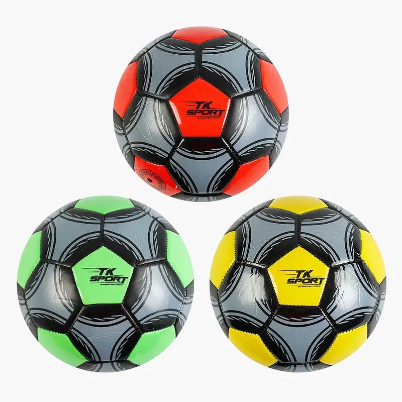 Мяч футбольный TK Sport, 300-310 г, резиновый баллон, материал PVC, размер №5 (В ассортименте) C62396 - фото 2