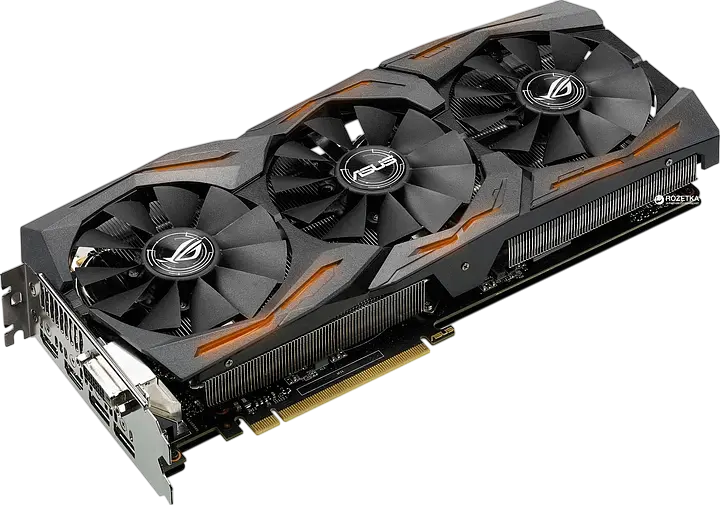 Відеокарта GeForce GTX 1060 6GB Asus ROG Strix Gaming (ROG-STRIX-GTX1060-6G-GAMING) Б/В