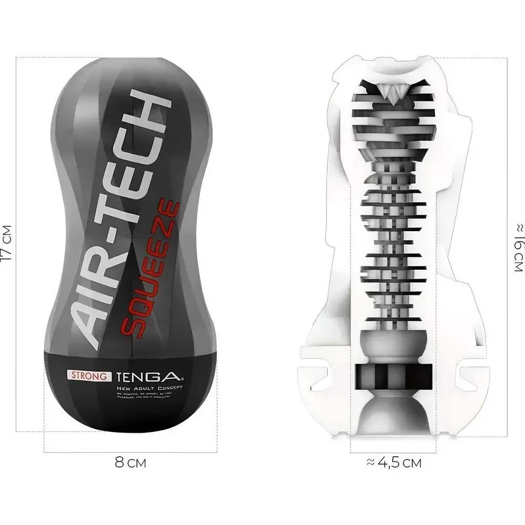 Мастурбатор Tenga Air-Tech Squeeze Strong (SO3373) [149520] - фото 3