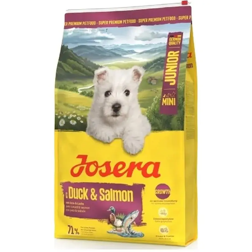 Сухий корм для собак Josera Mini Junior Duck & Salmon 3 кг (4032254787617)