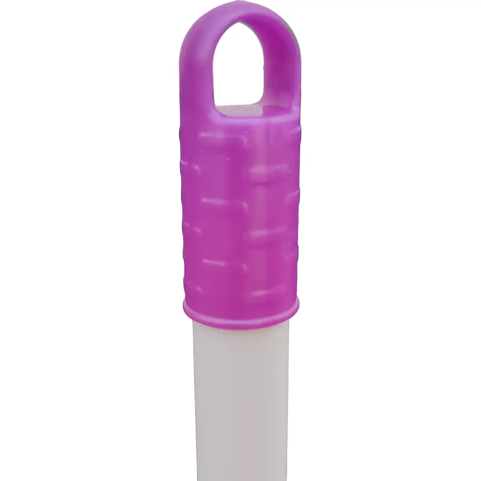 Совок для прибирання Zambak Plastik з довгою ручкою фіолетовий (ZP-213v) - фото 3