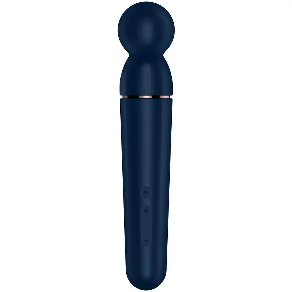 Вібромасажер Satisfyer Planet Wand-er Blue/RoseGold - фото 5