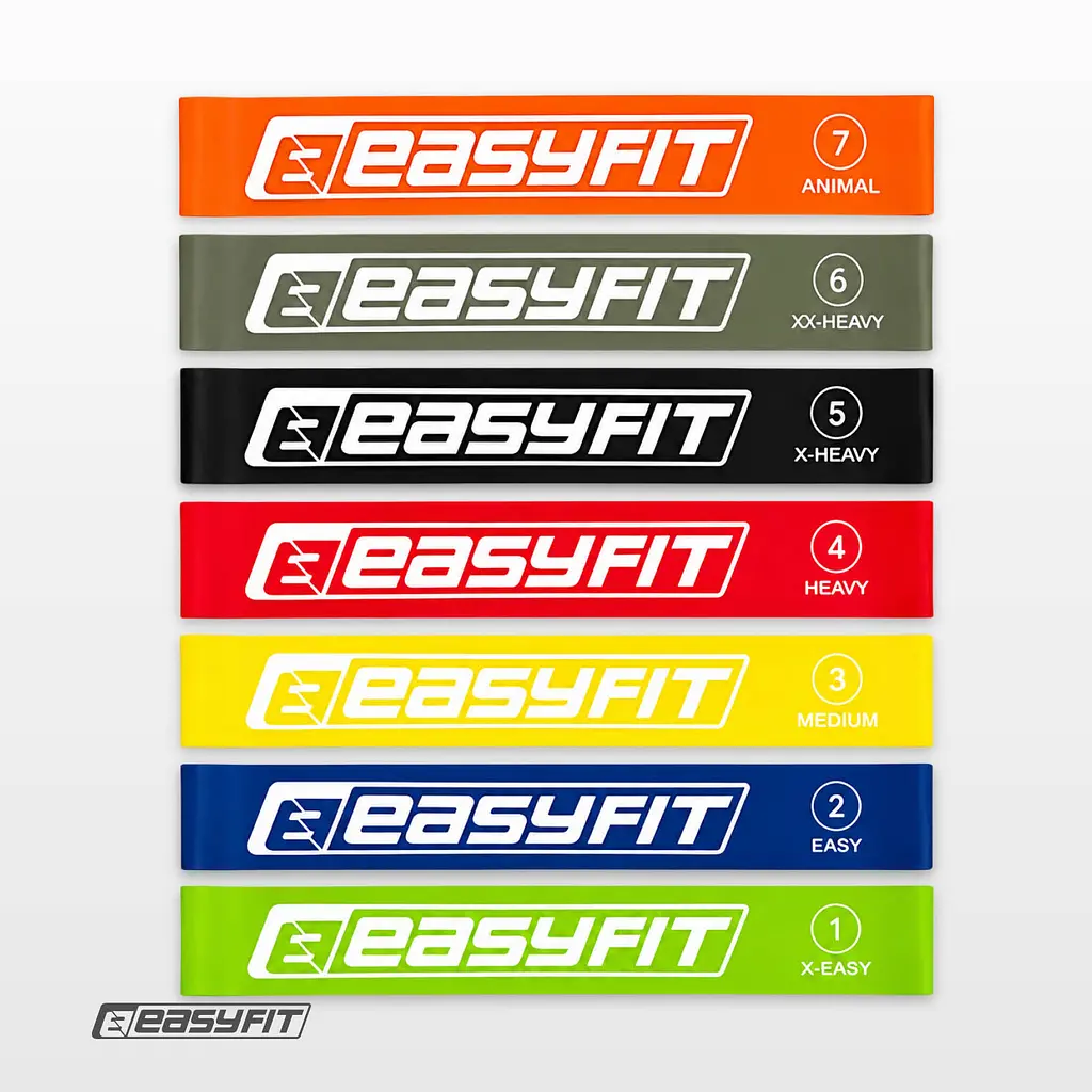 Резинки для фітнесу EasyFit набір з 7 штук - фото 6