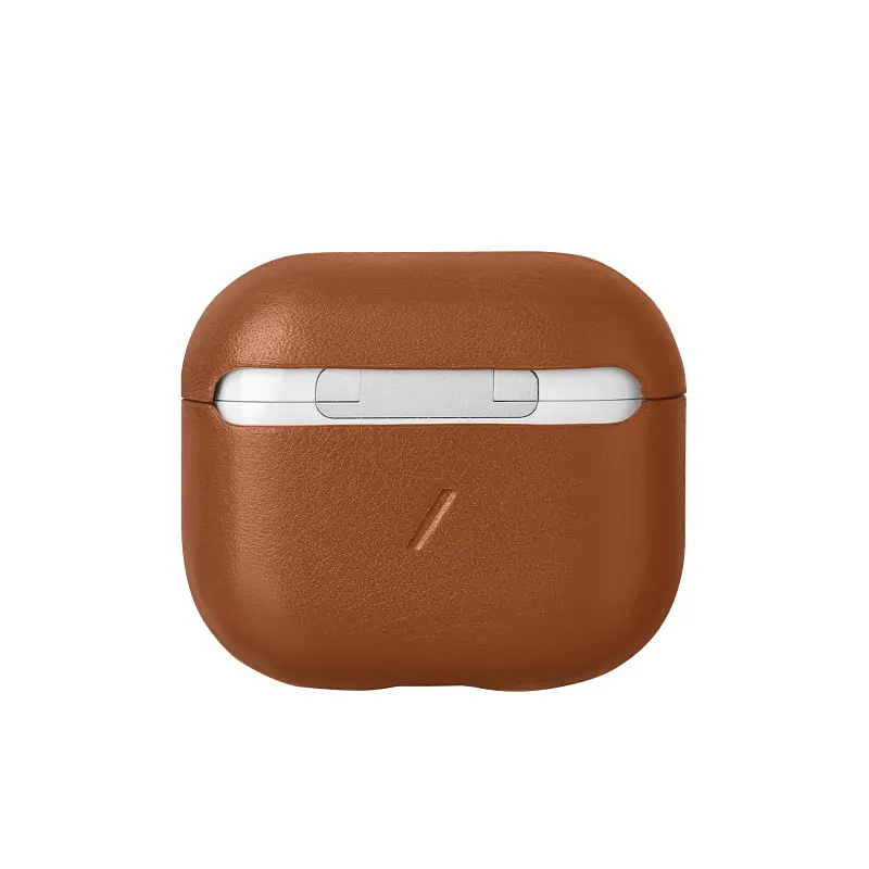 Чохол Native Union Leather Case Tan для AirPods 3rd Gen коричневий (APCSE-LTHR-BRN-V2) - фото 3