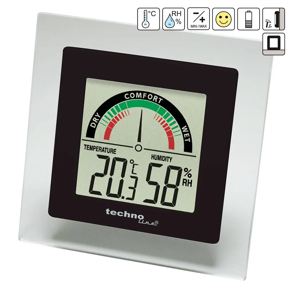 Термогігрометр Technoline WS9415 Black (WS9415), Чорний - фото 5