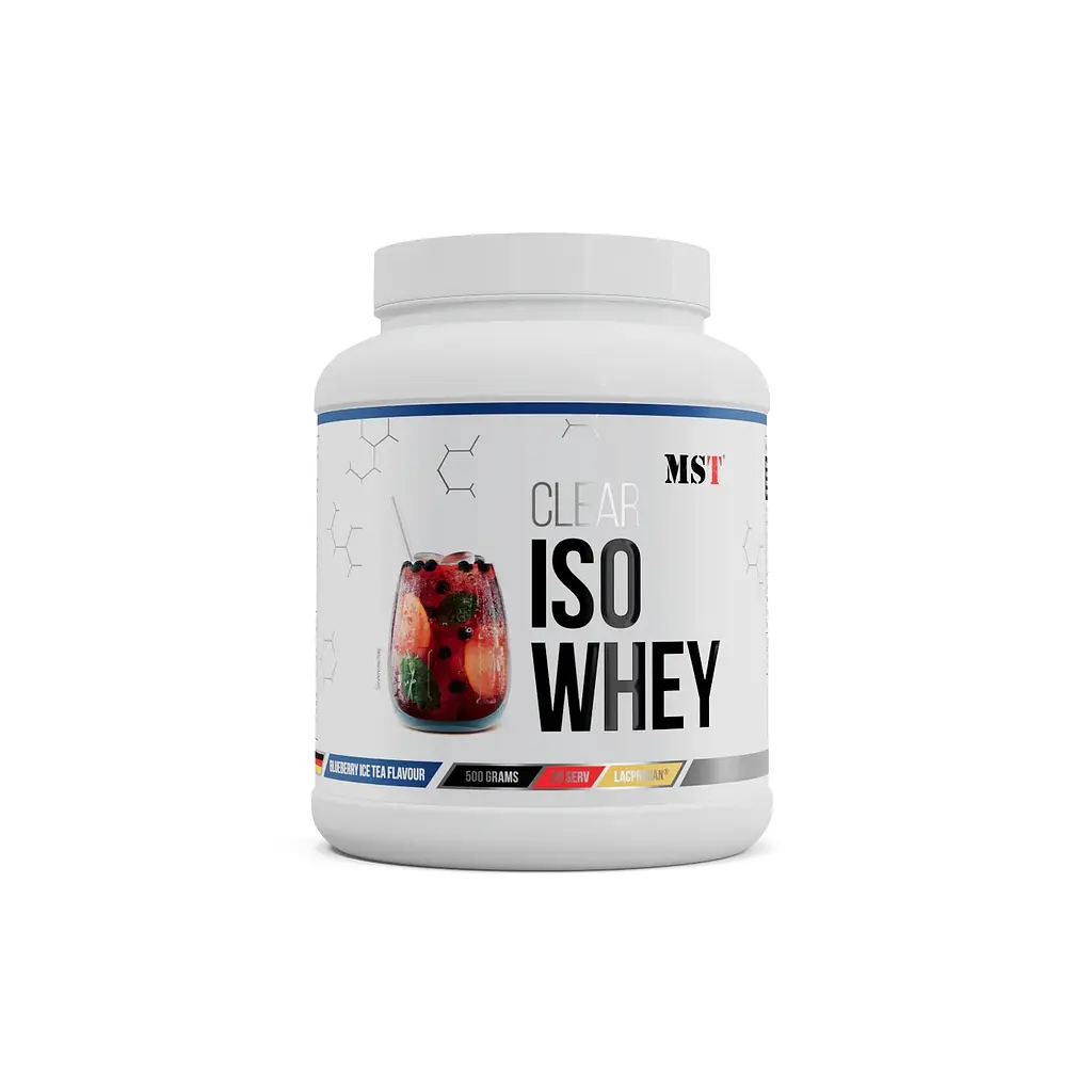 Протеїн Clear Iso Whey, 500 грам Холодний чорничний чай MST fit0013414