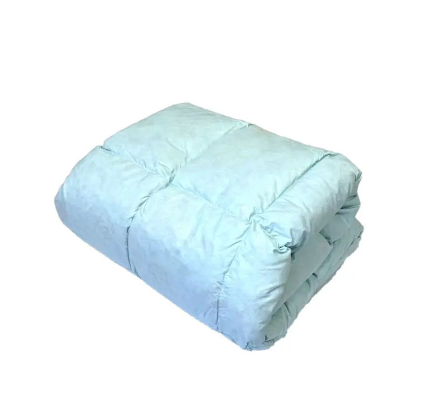 Ковдра Ecotton двоспальна 172х205 см пухово-перова пух - 50% блакитне (22781)