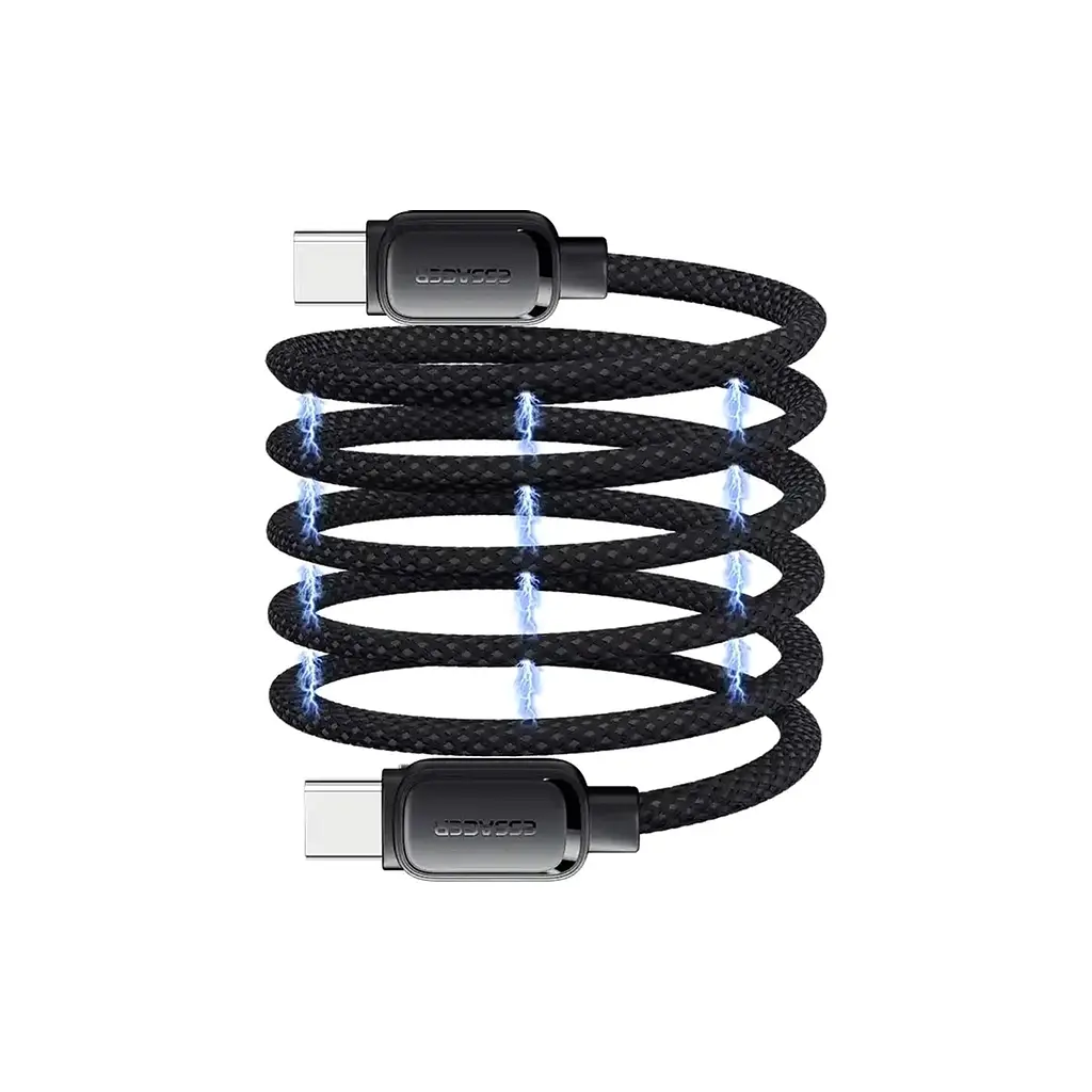 Дата кабель USB-C to USB-C 1.0m 100W black Essager (EXCTT1-TD01-P) - фото 6