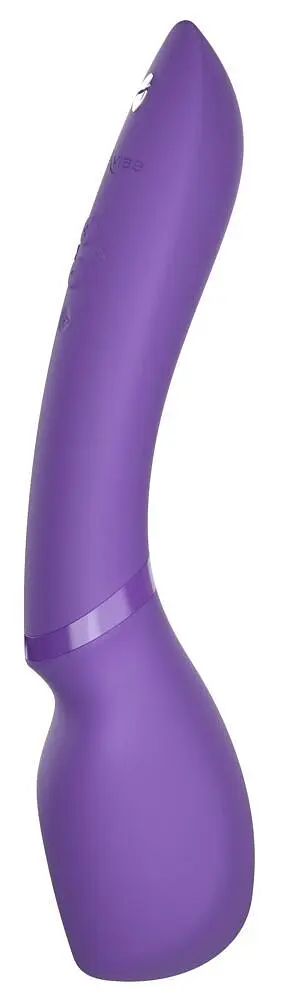 Смарт-вібромасажер We-Vibe Wand 2 Purple, дуже потужний, функція Smart Silence - фото 3