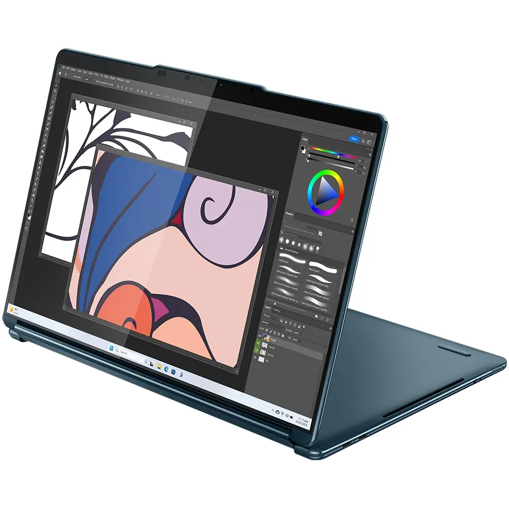 Ноутбук Lenovo Yoga Book 9 13IMU9, (83FF002NRM), Intel® Core™ Ultra 7 155U, 32GB RAM, SSD 1TB, Intel Integrated Graphics, Windows 11 Home, Tidal Teal - фото 2