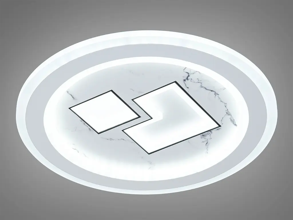 Світильник стельовий LED Diasha 6017-300, 48W, 3000K, білий акрил, сучасний стиль, діаметр 30 см, IP20, 2640 лм - фото 3