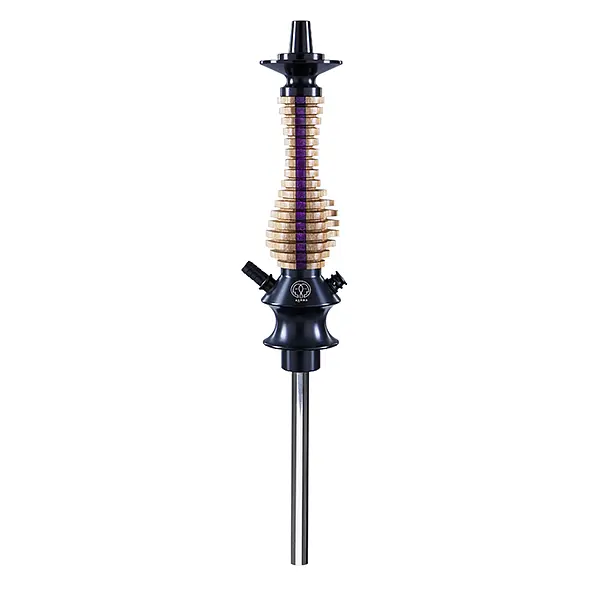 Кальян KARMA HOOKAH 3.0 Mini Line Violet (Craft Black) - фото 3