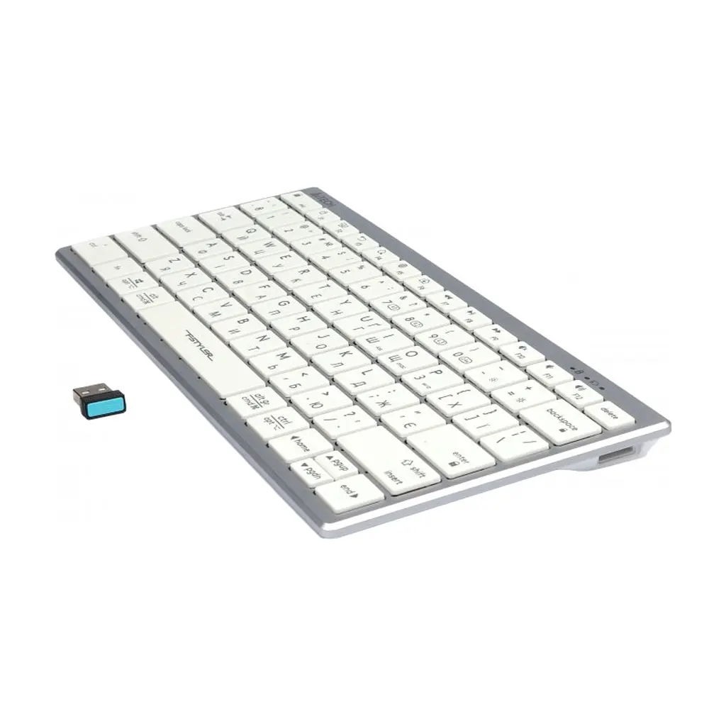 Клавіатура A4Tech FBX51C Wireless/Bluetooth White (4711421972987) - фото 5
