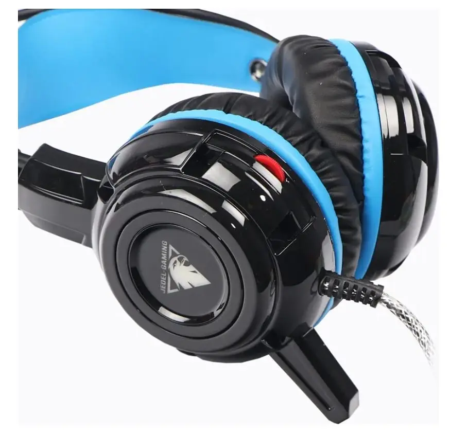 Ігрові навушники з мікрофоном Jedel GH215 Balck-Blue - фото 4