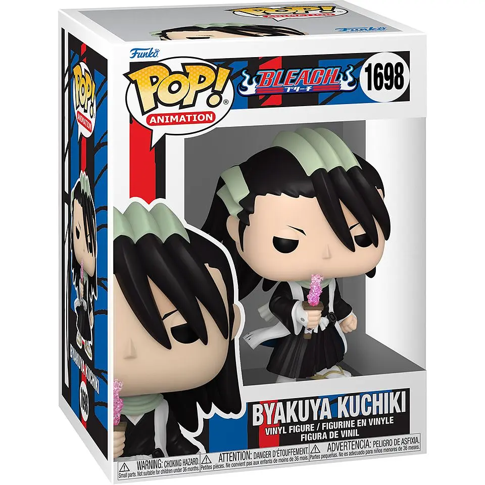 Ігрова фігурка на кліпсі Funko Pop! cерії Бліч - Б'якуя Кучікі (75507) - фото 2