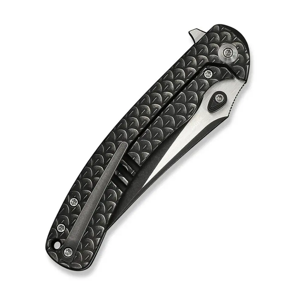 Ніж складаний туристичний Weknife Dracarys, (9.1 см) Böhler M390 / титан 6AL4V чорний - фото 5