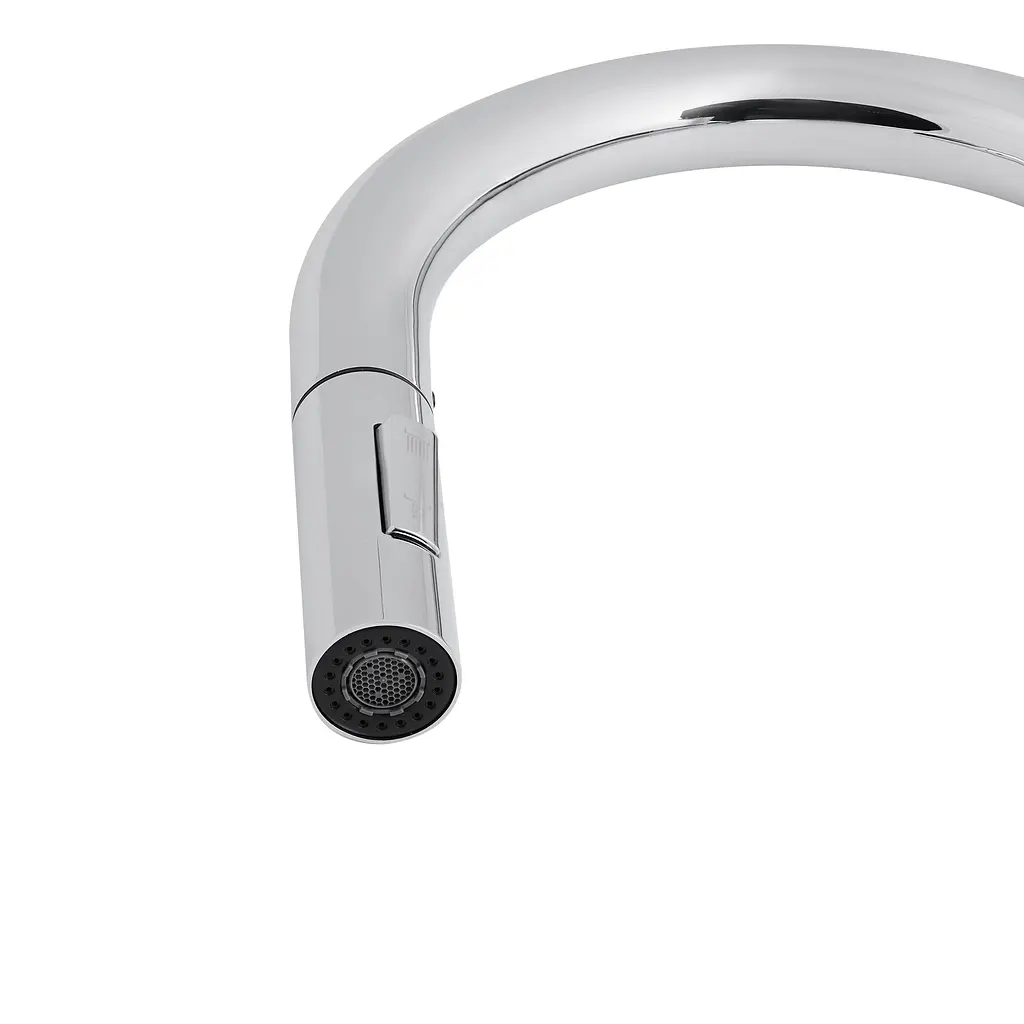 Смеситель для кухни Qtap Lenicka с выдвижным изливом QTLEN9138103UC Chrome, Хром - фото 4