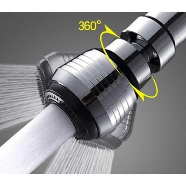Насадка аератор на кран Wuw Water Saver 150 гнучкий подовжувач з розпилювачем - фото 6