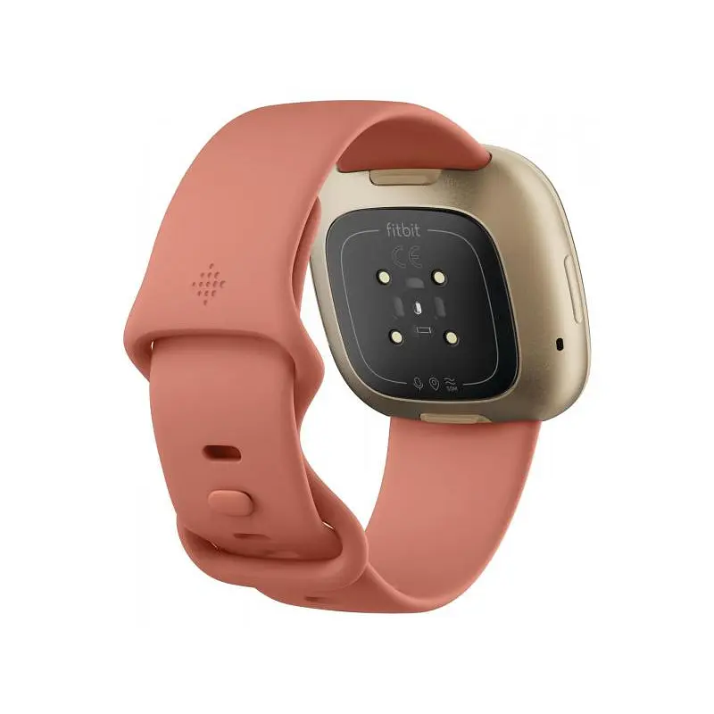 Смарт-годинник Fitbit Versa 3 Pink Clay/Soft Gold Aluminum (FB511GLPK) - фото 3