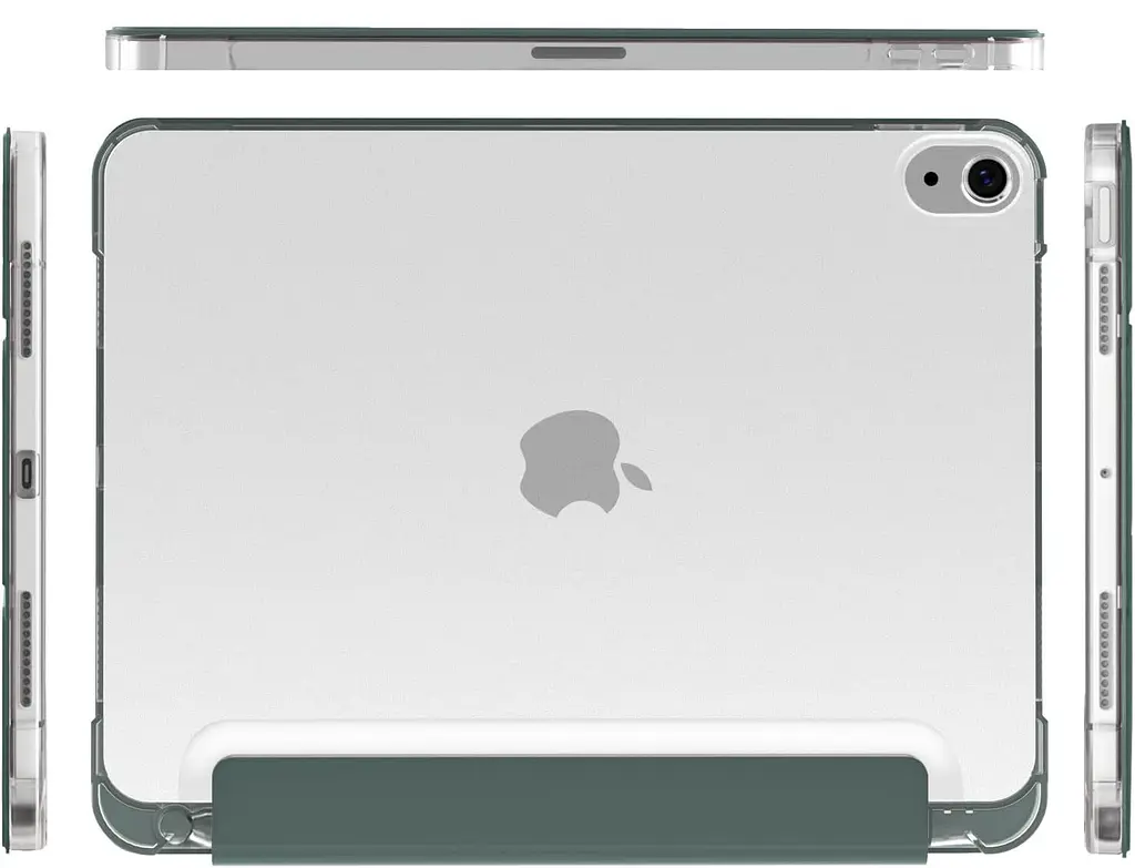 Чохол BeCover Soft Edge з кріпленням Apple Pencil для Apple iPad Air 11" M2 2024 Dark Green (711426) - фото 3