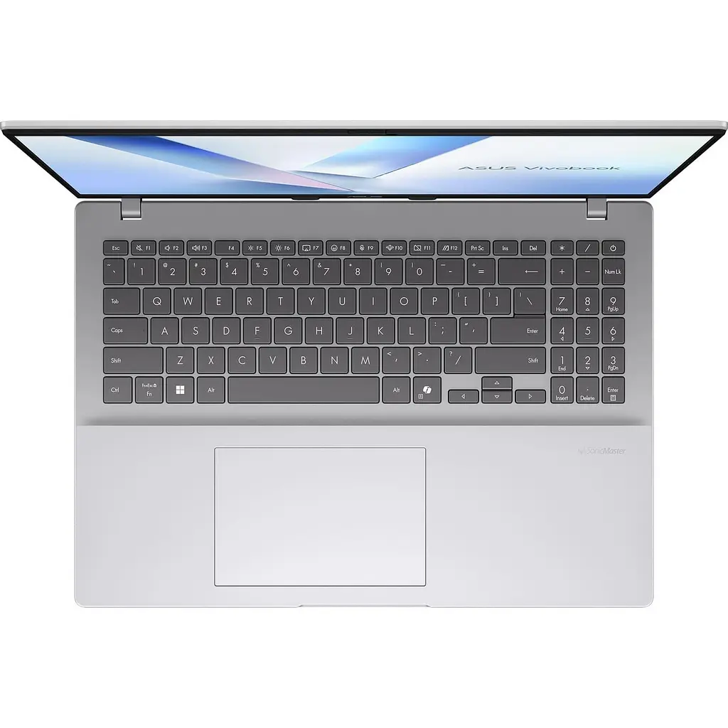 Ноутбук ASUS 16 Vivobook 16 M1607GA-MB010 WUXGA IPS/Ryzen 7 AI 445/16GB/512SSD/UMA/DOS/Silver (90NB16Z2-M000B0) - фото 4