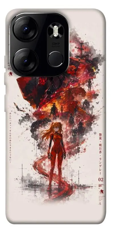 TPU чохол Demsky Red eclipse для Tecno Spark Go 2023