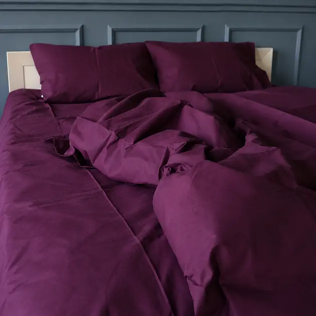 Підковдра MirSon Ranforce Elite Burgundy 110 x 140 см (2200013528920) - фото 3