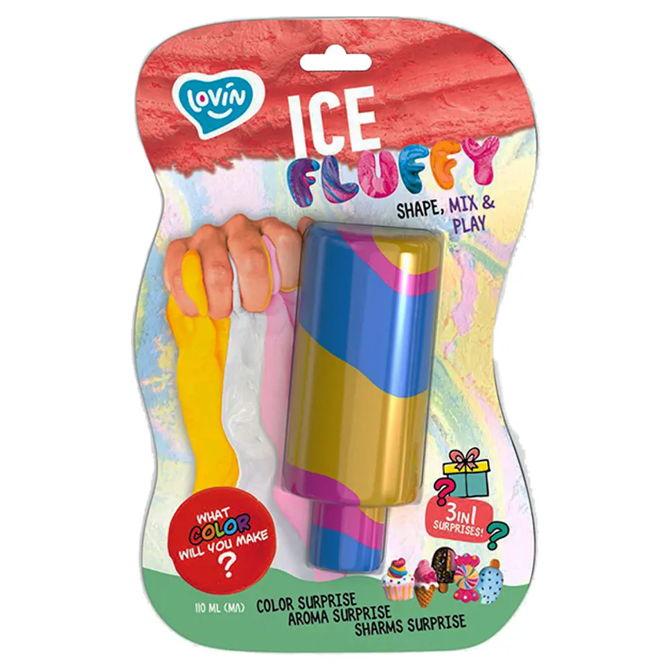 Лізун-антистрес TM Lovin Ice Fluffy ескімо 110 мл 80127 - фото 6