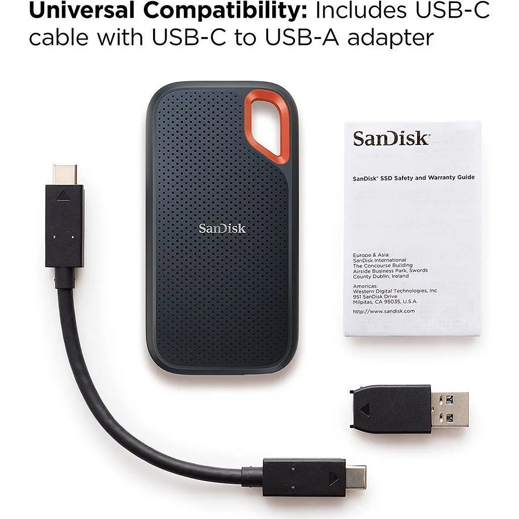 Зовнішній SSD накопичувач SanDisk Extreme Portable V2 1 TB (SDSSDE61-1T00-G25) [77305] - фото 9