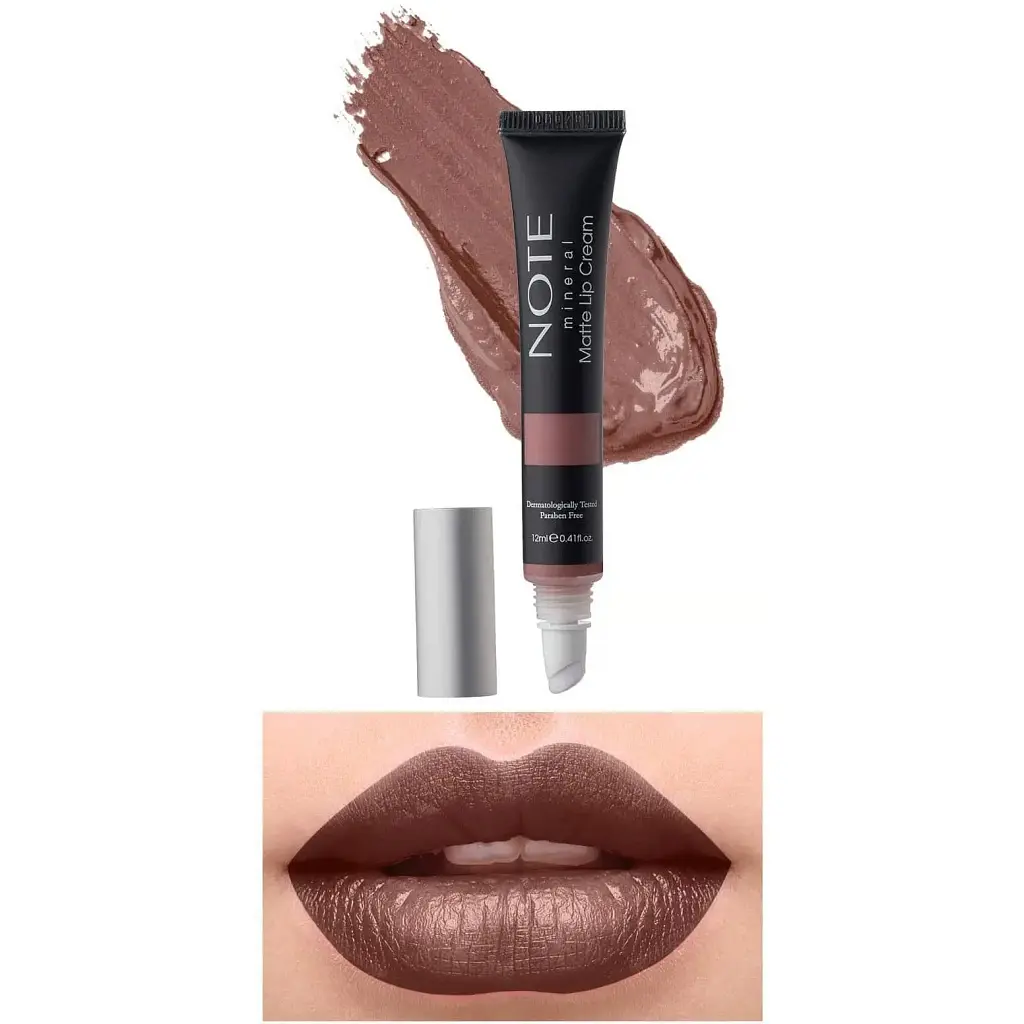 Матовий крем для губ Note Cosmetique Mineral Lip Cream відтінок 02 Nude Love 12 мл - фото 4