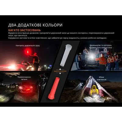 Диффузионный фильтр Fenix ​​AOT-04 силиконовый красный для фонарей серии PD TK WF HT (AOT-04R) - фото 8