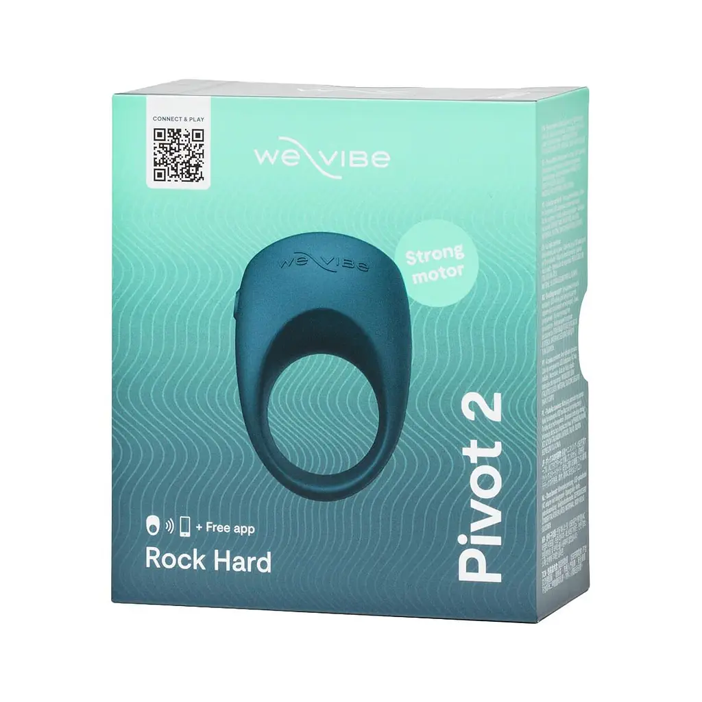 Ерекційне смарт-віброкільце We-Vibe Pivot 2 Slate - фото 15