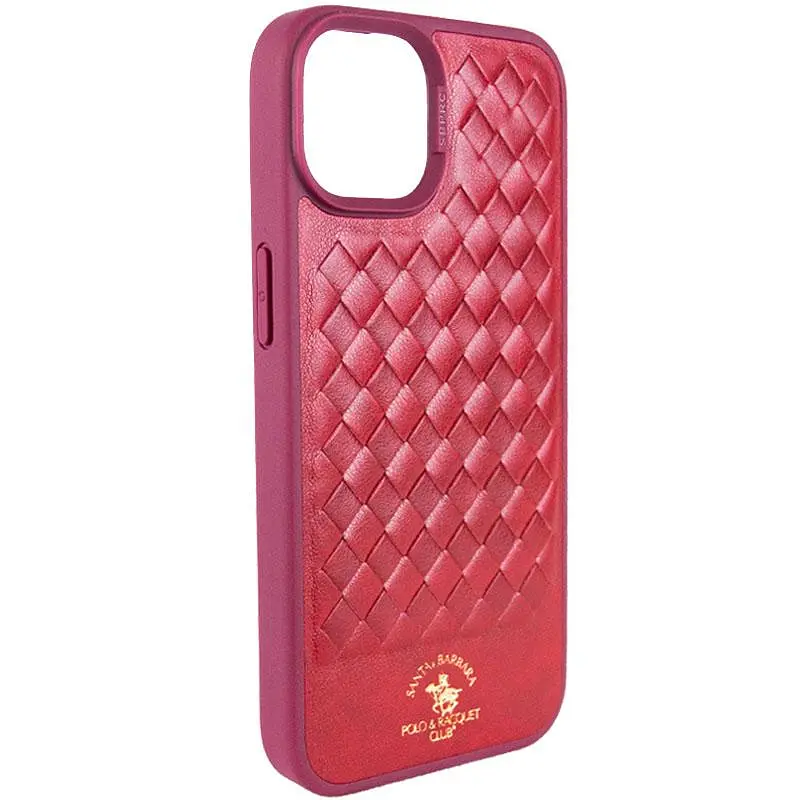 Шкіряний чохол Polo Santa Barbara для Apple iPhone 14 Plus (6.7) Red - фото 3