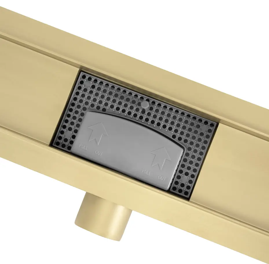Душовий канал Rea Neox 100 см з мокрим затвором 2-в-1 gold REA-G2565 - фото 5