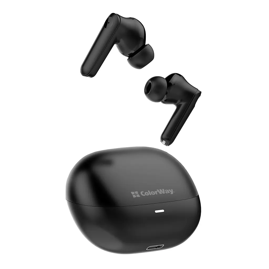 Навушники ColorWay Slim TWS-1 Earbuds Long Life Black (CW-TWS1BK1) - фото 5