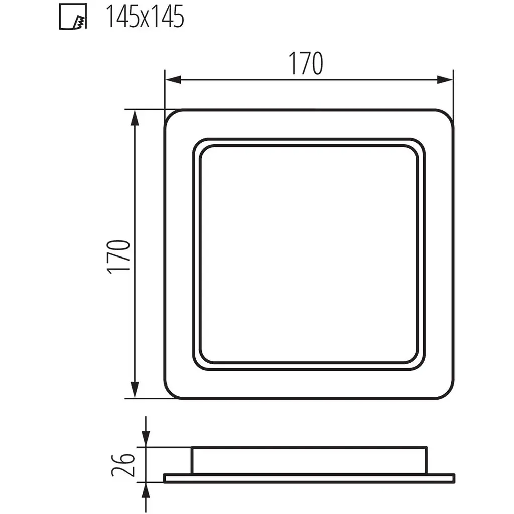 Світильник Kanlux Tavo LED DL 18W-NW down-light (36518) - фото 2