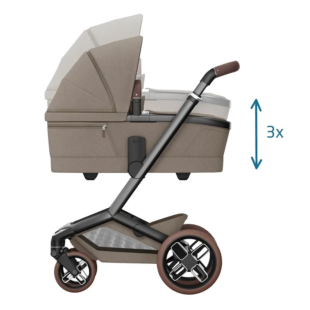 Люлька до коляски Maxi-Cosi Fame Twillic Truffle (1523470110) - фото 6