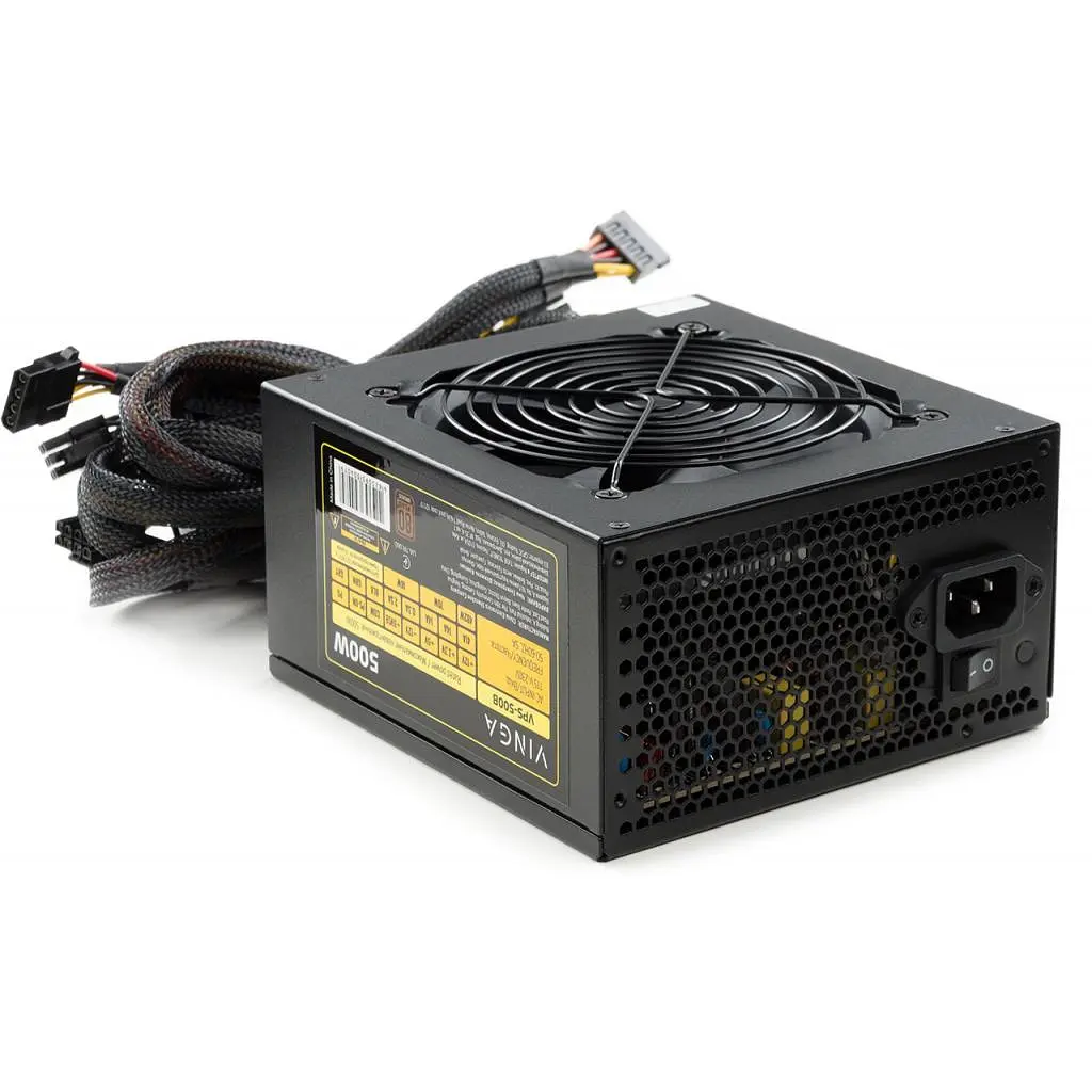 Блок живлення Vinga 500W (VPS-500B) Б/в - фото 8